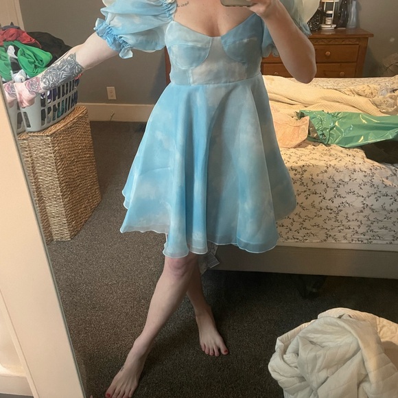 Selkie Head in the Clouds Mini Dress - Picture 8 of 9